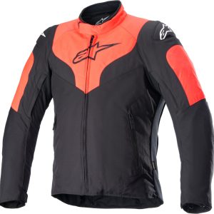 JAQUETA CORDURA ALPINESTARS RX-3 WATERPROOF – Preta e Vermelha Flúor