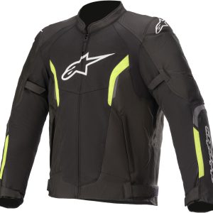 JAQUETA CORDURA MASCULINA ALPINESTARS AST V2 AIR – Preta e Amarela FLúor