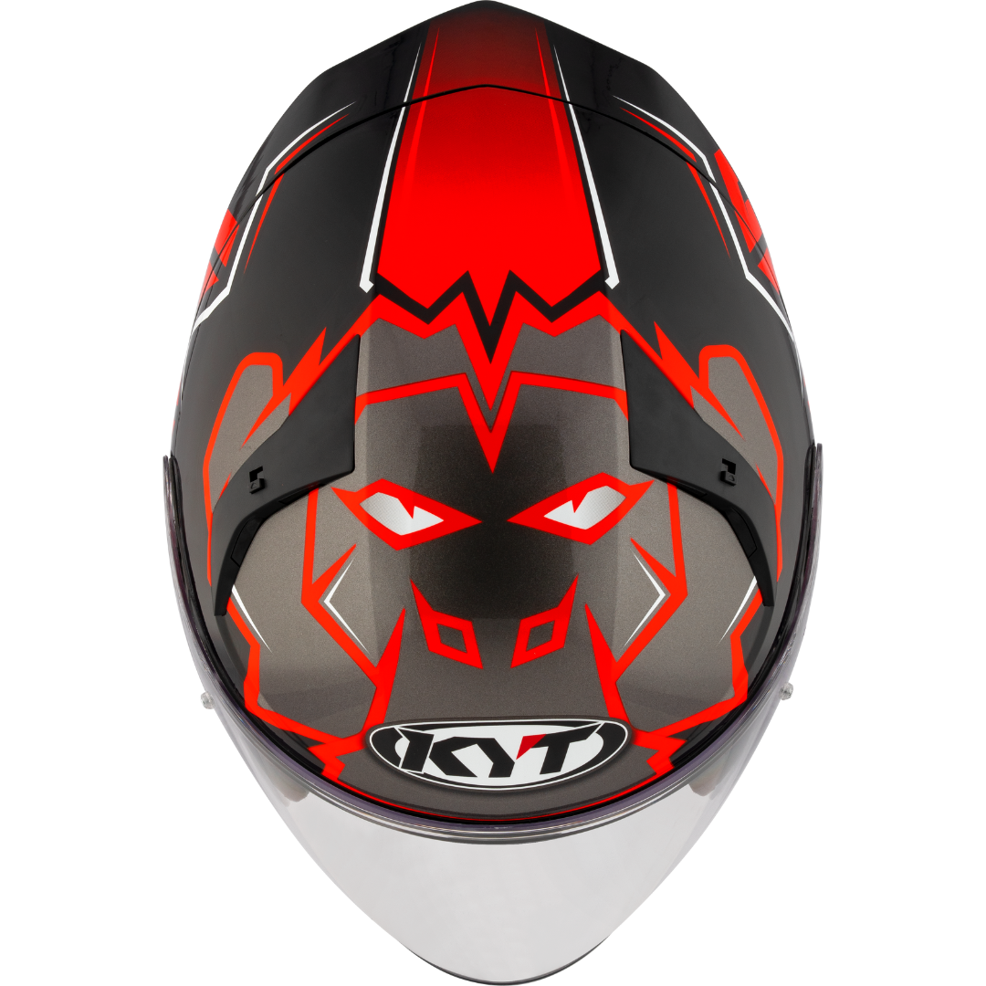 CAPACETE KYT TTR JET BULEGA 21 – Preto e Vermelho - Image 5