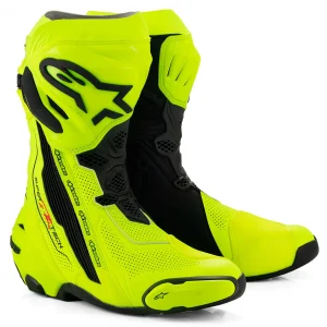 BOTA ALPINESTARS SUPERTECH-R VENTED – Amarela Flúor e Preta