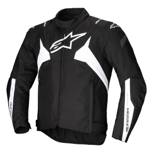 JAQUETA CORDURA ALPINESTARS T-JAWS V4 WATERPROOF – Preta e Branca