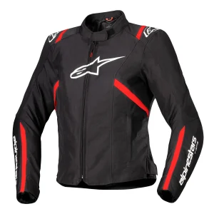 JAQUETA CORDURA FEMININA ALPINESTARS STELLA T-SPS V2 WATERPROOF – Preta Branca e Vermelha Flúor