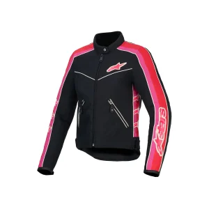 JAQUETA CORDURA FEMININA ALPINESTARS STELLA T-DYNO WR RETRO – Preta Vermelha e Fucsia