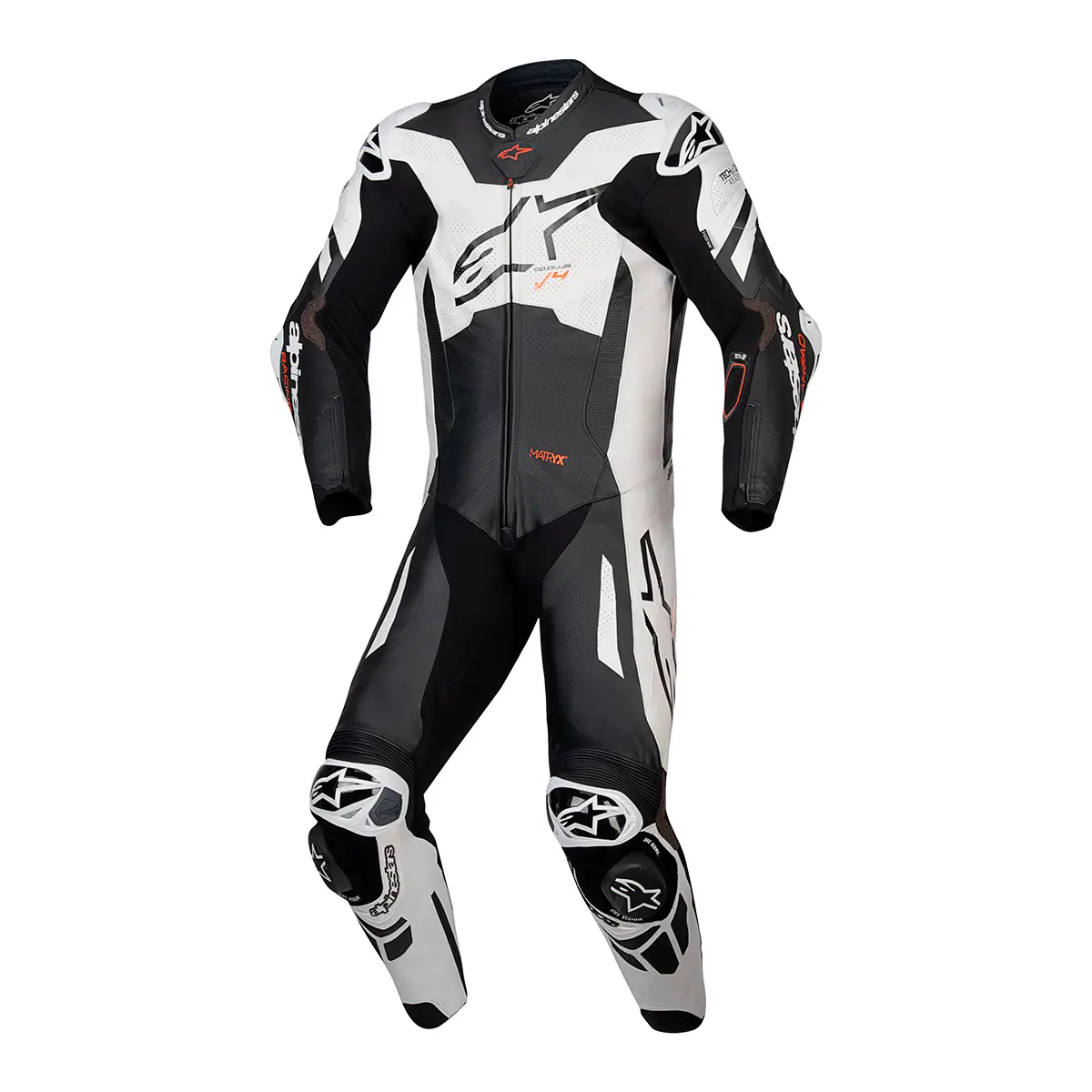 MACACÃO ALPINESTARS GP PLUS V4 SPRINT PEÇA ÚNICA – Preto e Branco