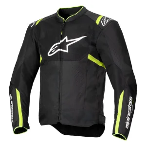 JAQUETA CORDURA ALPINESTARS T-SPS AIR V2 – Preta e Amarela Flúor
