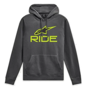 MOLETOM ALPINESTARS RIDE V3 HOODIE – Cinza Verde e Preto