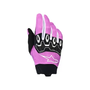 LUVA FEMININA ALPINESTARS STELLA FULL BORE V2 –  Roxa Branca e Preta