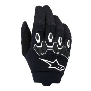 LUVA INFANTIL ALPINESTARS YOUTH KIDS FULL BORE V2 – Preta e Branca