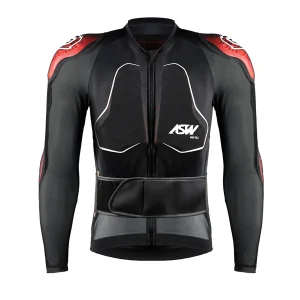 COLETE ASW PROTEC INTEGRAL – Preto e Vermelho