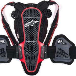 PROTETOR DE COLUNA ALPINESTARS NUCLEON KR-3 SMOKE – Preto e Vermelho