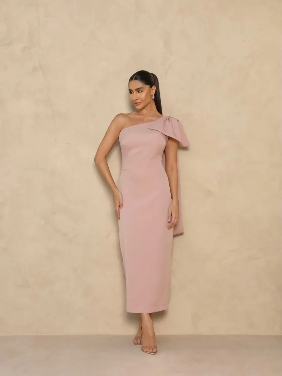 Vestido Ombro Só Laço Faixa - Image 5