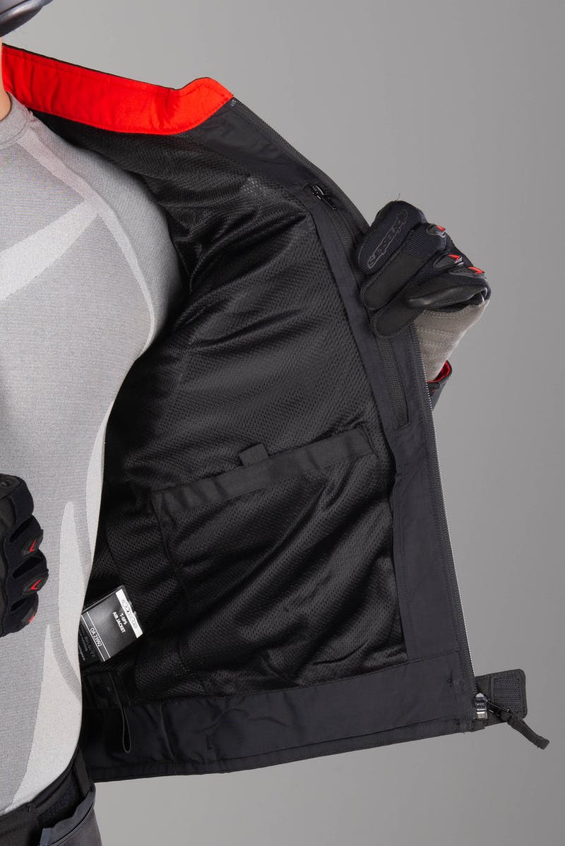 JAQUETA CORDURA MASCULINA ALPINESTARS T-SPS AIR V1- Preta e Vermelha - Image 7