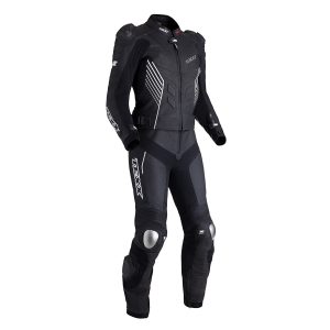 MACACÃO PARA MOTOCICLISTA TEXX PISTA 2 PEÇAS – Preto e Cinza