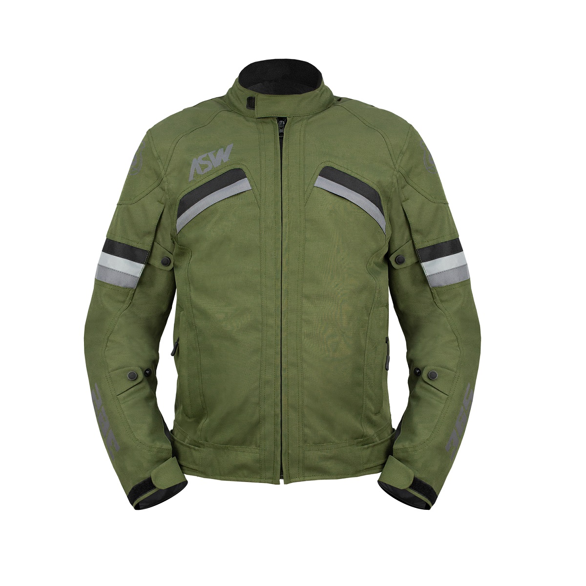 JAQUETA CORDURA ASW 365 WATERPROOF – Verde Oliva Preta e Cinza - Image 2