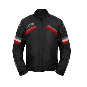 JAQUETA CORDURA ASW 365 WATERPROOF – Preta e Vermelha