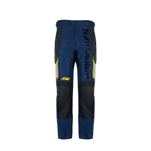 CALÇA DE CORDURA ASW TSUNAMI V2 – Azul Marinho Preta Areia e Laranja