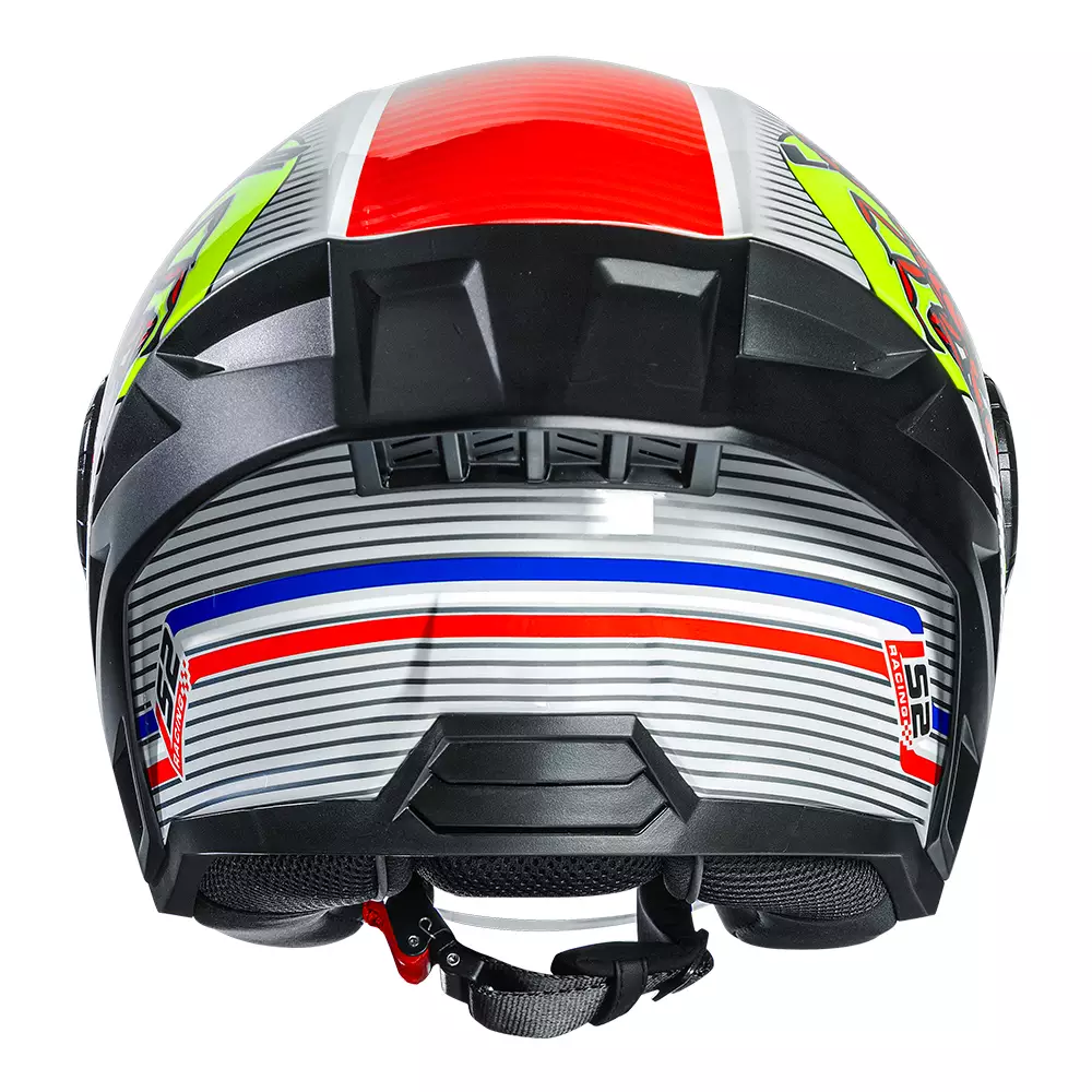 CAPACETE LS2 AIRFLOW II OF616 S STING – Branco e Amarelo - Image 6
