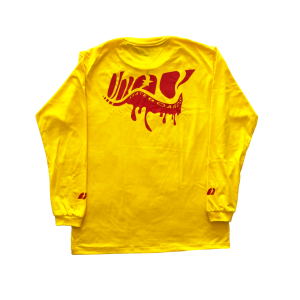 Camisa Vrauskateboards Melted Logo Manga Longa