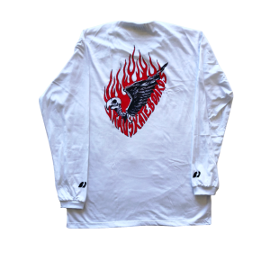Camisa Vrauskateboards Parrot Bone Manga Longa