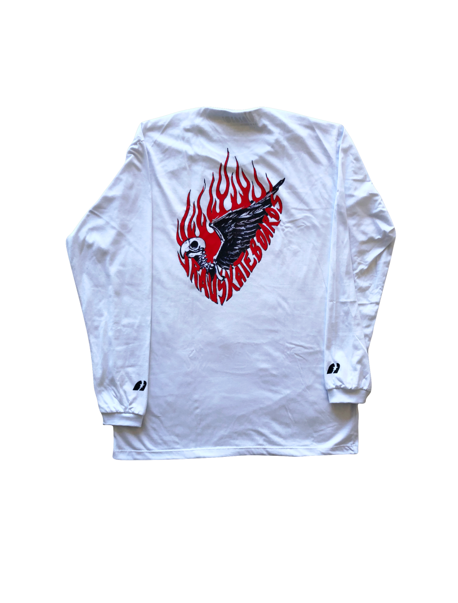 Camisa Vrauskateboards Parrot Bone Manga Longa - Image 2