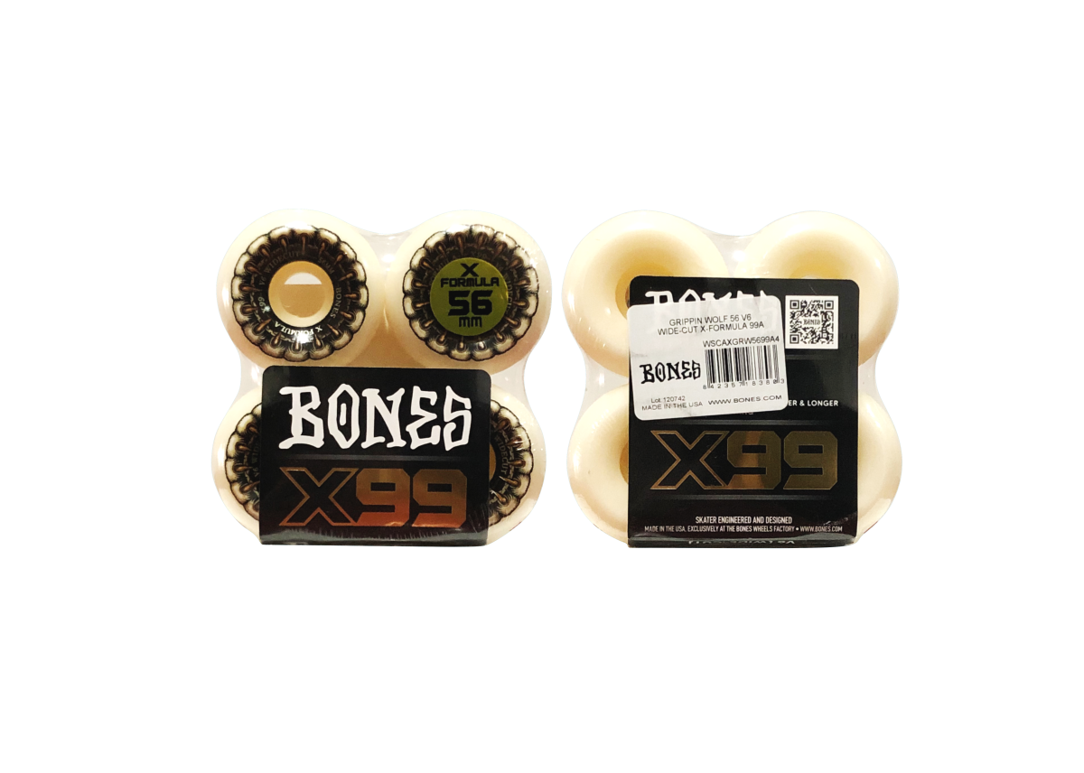 Roda Bones X-Formula99 Grippin Wolf 56mm V6 Wide-Cut 99A