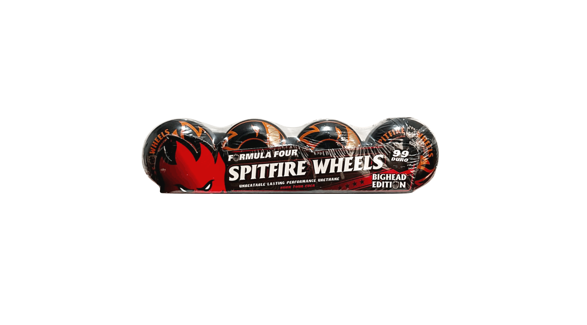 Roda Spitfire Formula Four Classic Bighead Black Orange 99D 55mm - Image 2