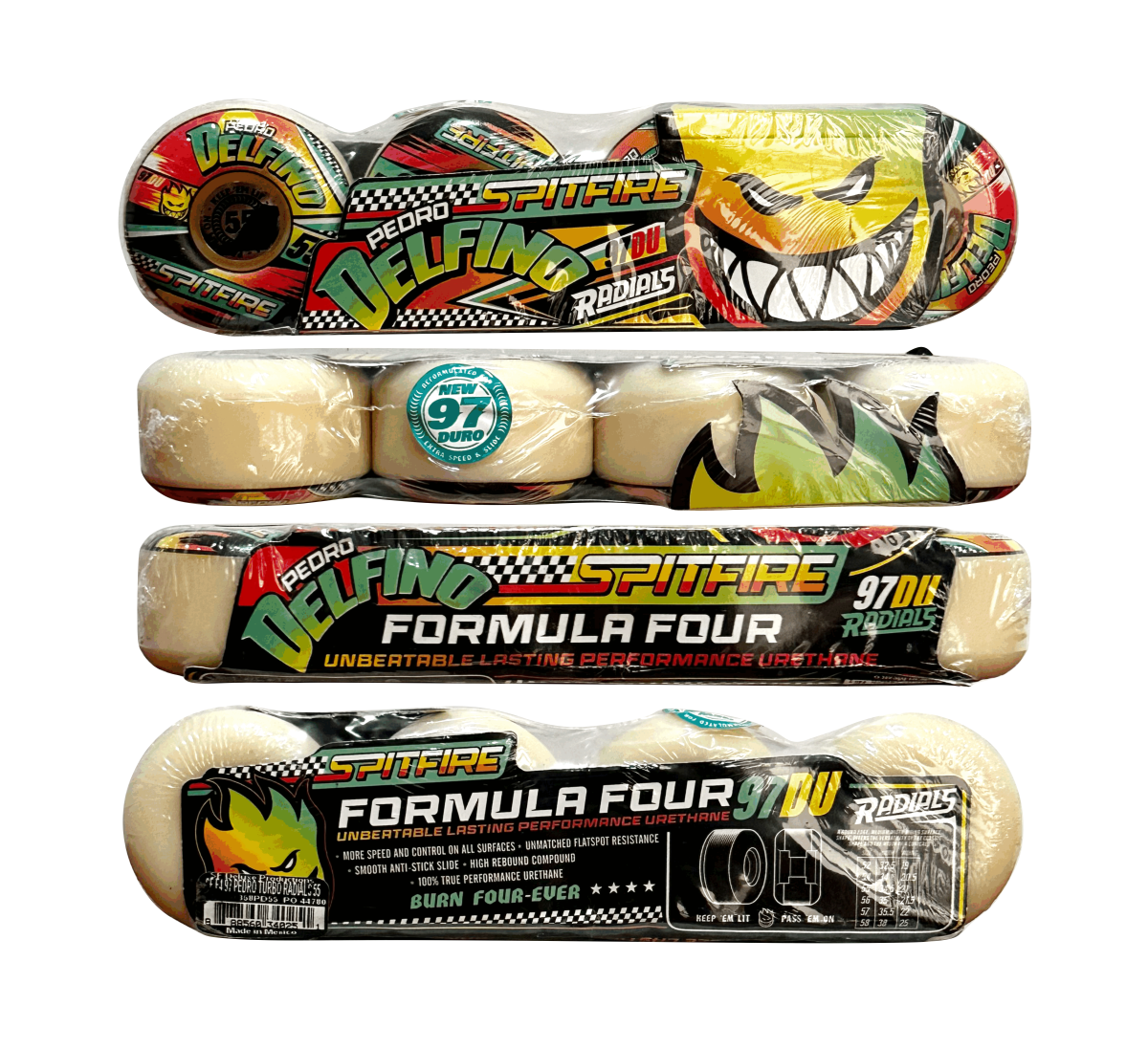 Roda Spitfire Formula Four Radials Pedro Turbo 97D 55mm - Image 3
