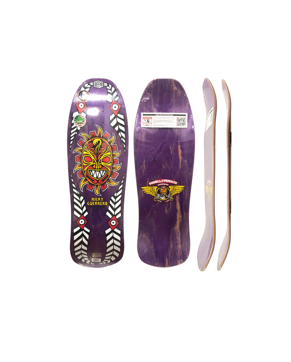 Shape Powell Peralta Nicky Guerrero Mask Skateboard Deck Purple – 10 x 31.75 - Image 6