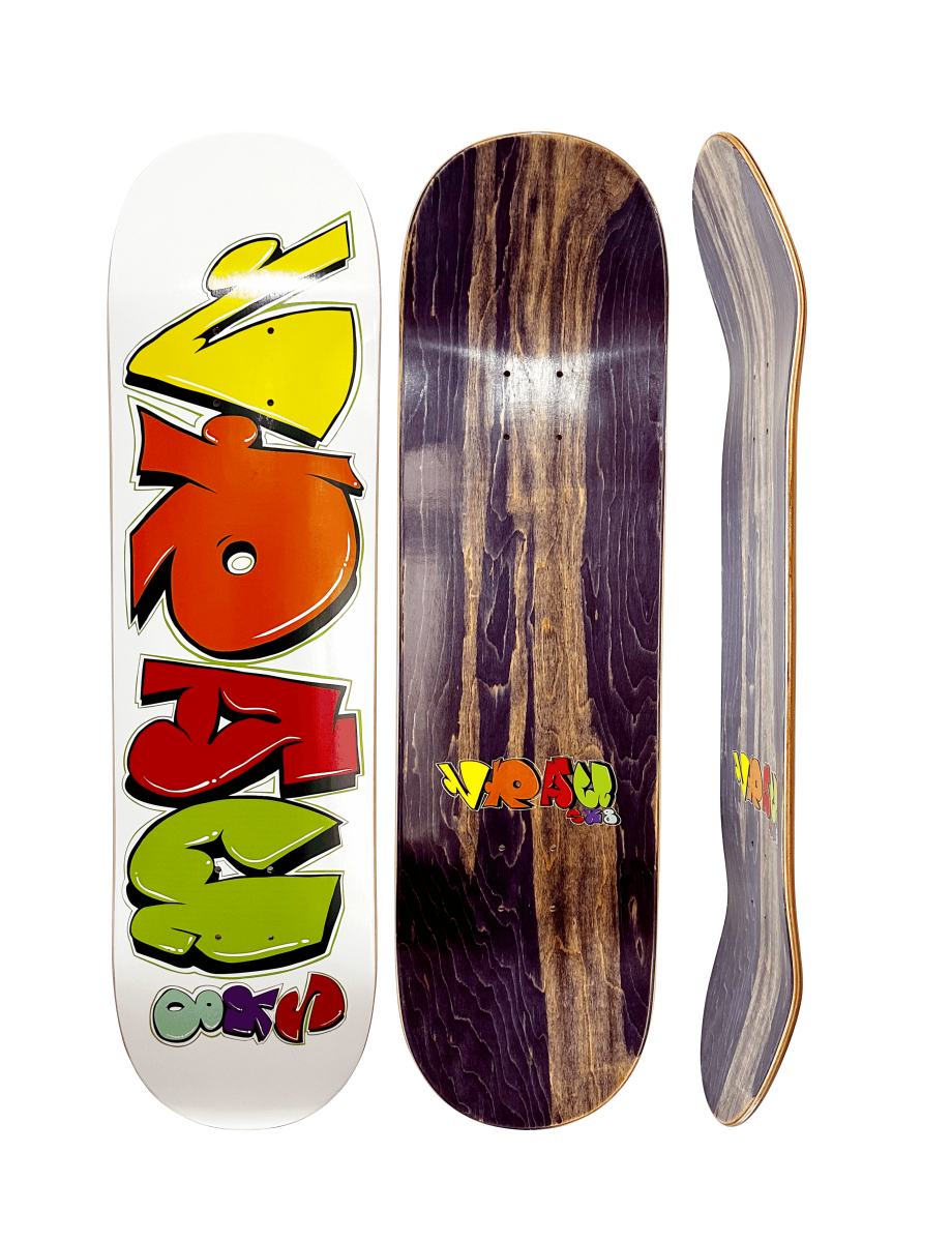 Shape Maple BBS Vrauskateboards Logo Brasolis 8.25 - Image 3