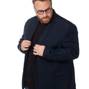 Blazer Oxford Marinho Plus Size 000778