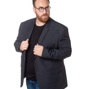 Blazer Oxford Chumbo Plus Size 000778