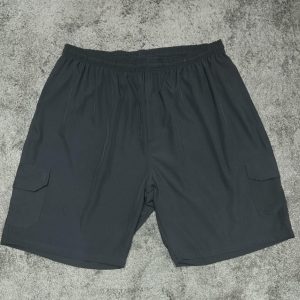 Bermuda Tactel Cargo Preto Plus Size 001637-1