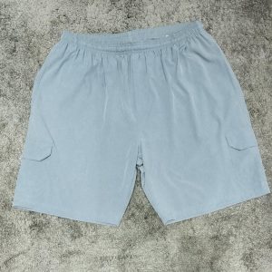 Bermuda Tactel Cargo Cinza Plus Size 001637