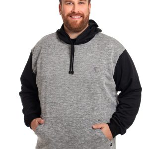 Blusão Canguru Plus Size Cinza 001471-2