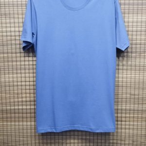 Camiseta Gola Normal Menegotti Azul Plus Size 002541-1