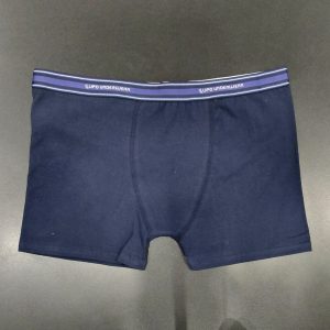 Cueca Boxer com Elastano Plus Size Azul Marinho 002518-1
