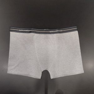Cueca Boxer com Elastano Plus Size Cinza Mescla 002518-3