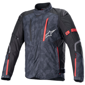 JAQUETA CORDURA ALPINESTARS RX-5 DRYSTAR CAMO – Preta Camuflada e Vermelha