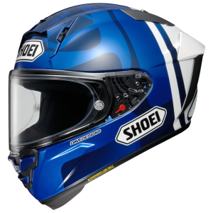 CAPACETE SHOEI X-SPR PRO ALEX MÁRQUEZ V2 TC-2 – Azul e Branco