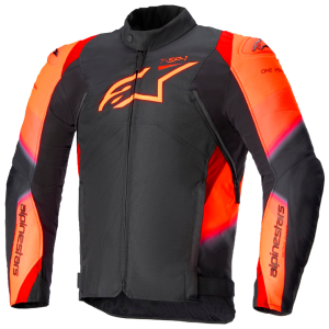 JAQUETA CORDURA MASCULINA ALPINESTARS T-SP 1 V2 WATERPROOF – Preta e Vermelha Flúor