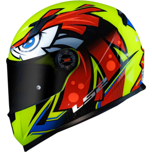 CAPACETE LS2 FF358 CLASSIC TRIBAL – Amarelo e Vermelho