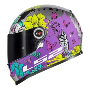 CAPACETE LS2 FF358 CLASSIC DREAMCATCHER – Cinza e Amarelo