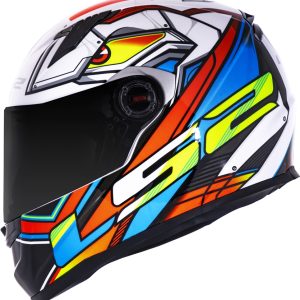 CAPACETE LS2 FF358 CLASSIC XDRON NEON Laranja / Orange