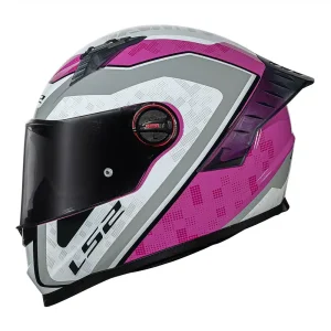 CAPACETE LS2 FF358 PRO STRIKER – Rosa e Cinza