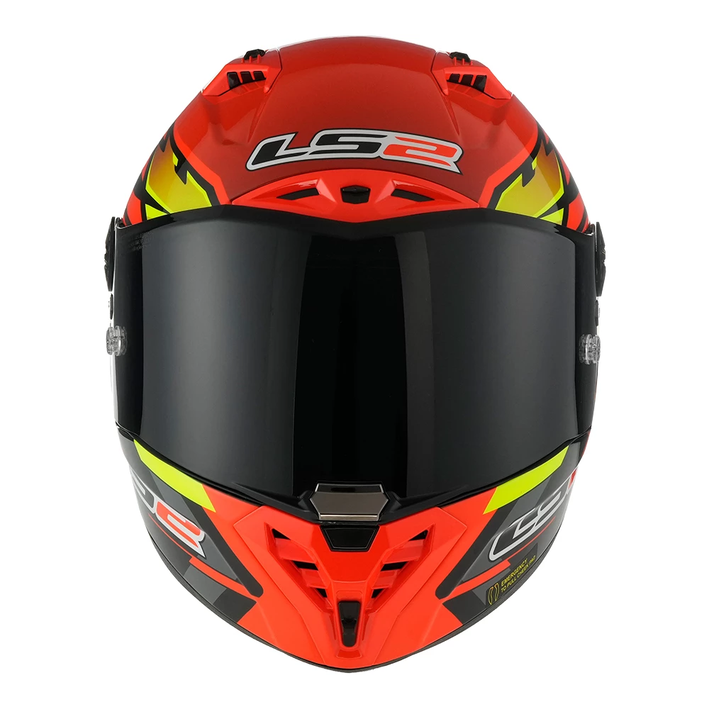 CAPACETE LS2 FF805 THUNDER CARBON GP FIRE GLOSS – Vermelho e Preto - Image 5