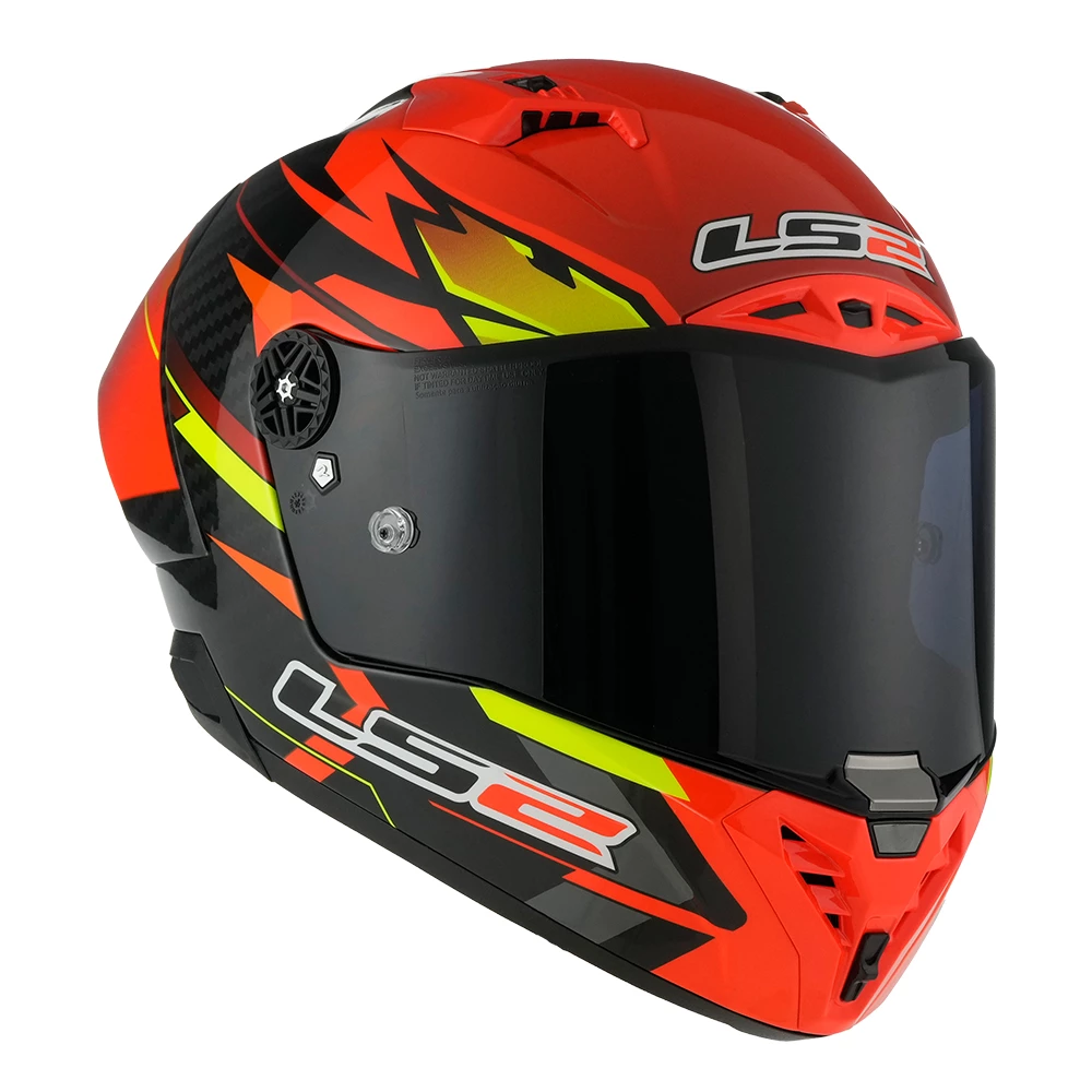 CAPACETE LS2 FF805 THUNDER CARBON GP FIRE GLOSS – Vermelho e Preto - Image 4