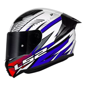 CAPACETE LS2 FF810 VIGO FLIGHT – Branco Azul e Vermelho