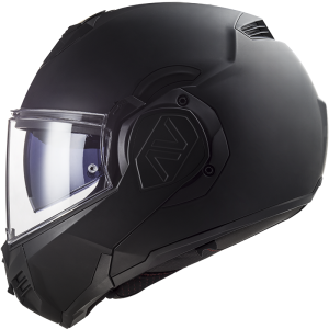 CAPACETE LS2 FF906 ADVANT NOIR MONOCOLOR ESCAMOTEÁVEL – Preto Fosco
