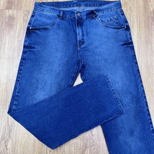 Calça Jeans Reta Plus Size Azul 002261-1