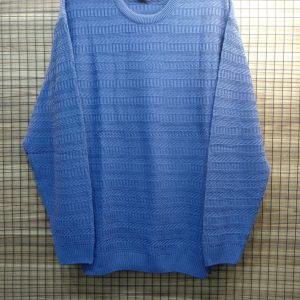 Suéter Gola Redonda Plus Size Azul 003031-1